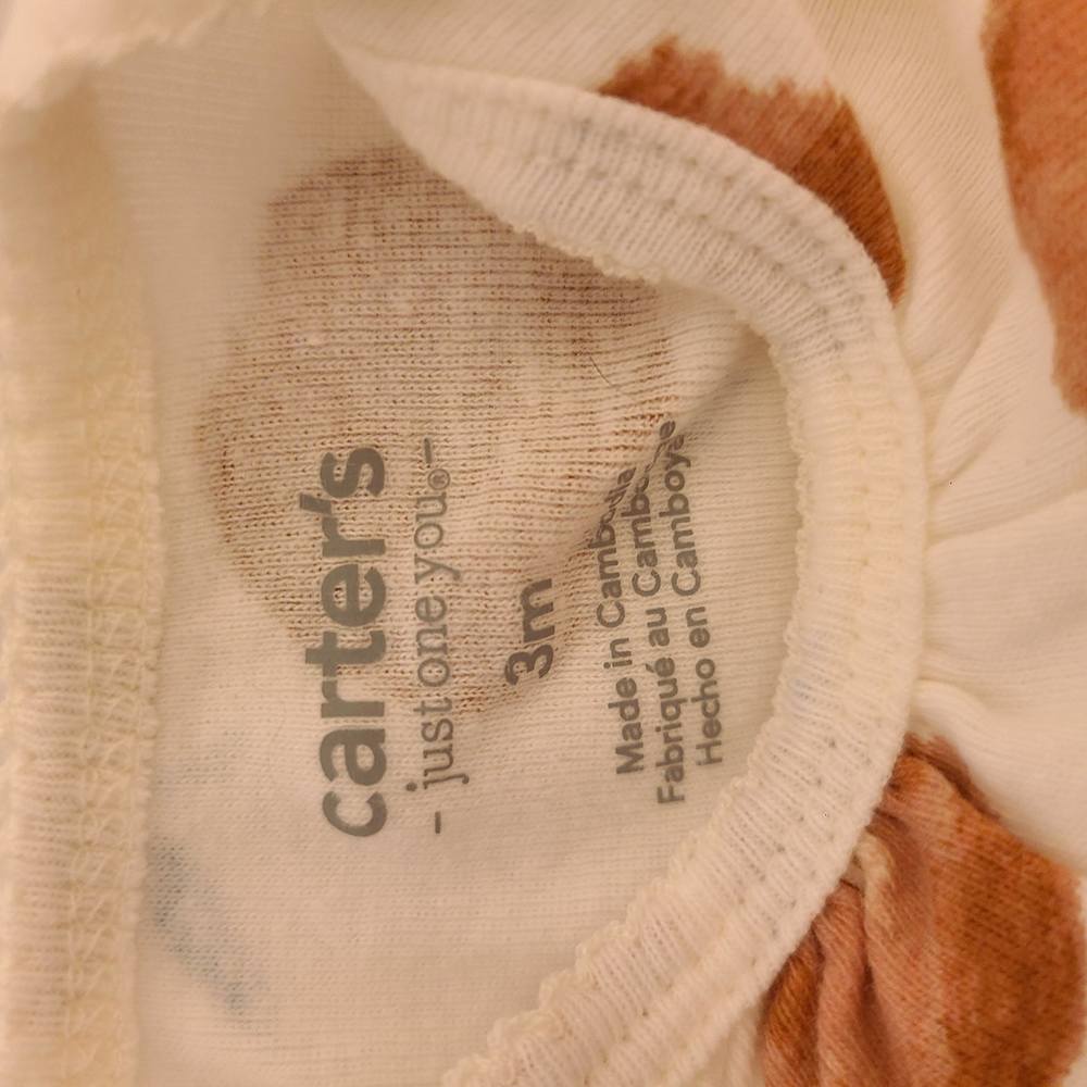 4PC CARTER'S ONESIE BUNDLE - 3M - Picture 10 of 11
